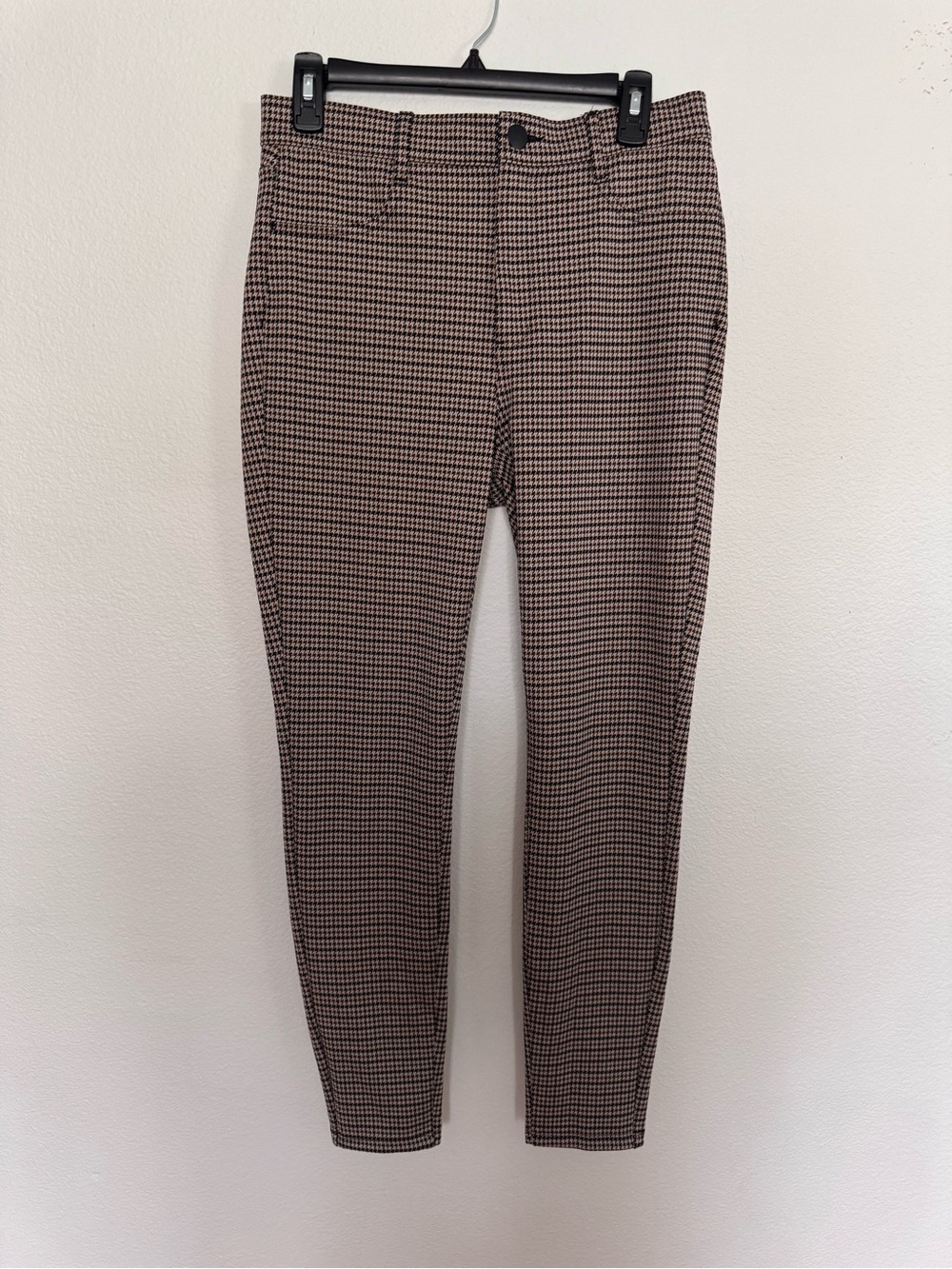 LOFT Brown and Black Houndstooth Women's Pants